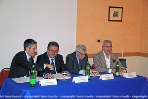 Giuseppe Crea, Enrico Panunzi, Leonardo Michelini e Rino Orsolini