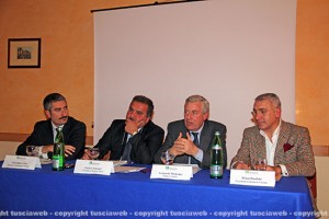 Giuseppe Crea, Enrico Panunzi, Leonardo Michelini e Rino Orsolini