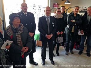 Il capo della Mobile Fabio Zampaglione il maggiore Giovanni Rizzo