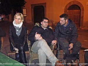 Maria Rita De Alexandris, Giacomo Barelli e Alessandro Pepponi alla conferenza a piazza del Gesù
