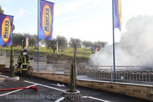 Civita castellana - L'incendio al Maury's