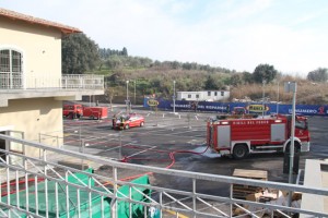 Civita castellana - L'incendio al Maury's