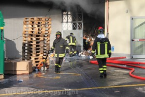 Civita castellana - L'incendio al Maury's