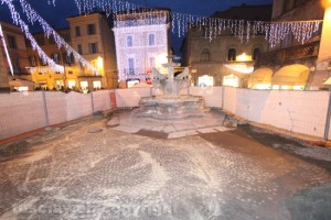 La fontana di piazza delle Erbe risistemata