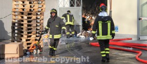 Civita castellana - L'incendio al Maury's