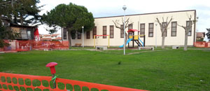 I lavori dei giardini pubblici di via Giulio Cesare