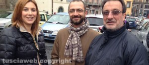 Martina Minchella, Andrea Egidi e Sandro Mancinelli alle primarie del Pd
