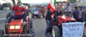 Orte - La protesta degli agricoltori di dicembre