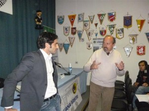 L'incontro degli arbitri viterbesi con Maresca