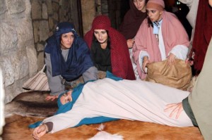 Una scena del Presepe vivente di Tarquinia 