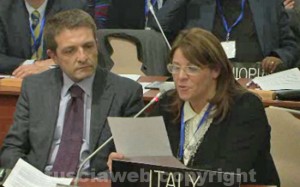 Il momento della proclamazione