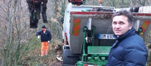 La bonifica di strada Piangoli