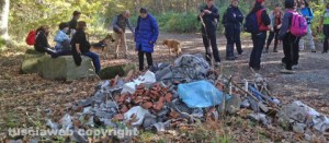Una discarica sui monti Cimini