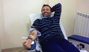 Il sindaco Cimarello dona il sangue