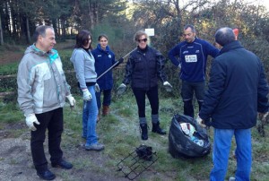 Il gruppo di Viterbo civica al lavoro 