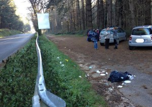 Ripulito il tratto di strada Romana 