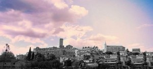 Il tramonto a Fabrica di Roma 