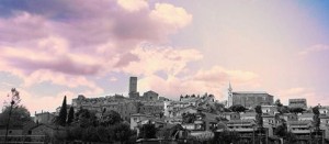 Il tramonto a Fabrica di Roma