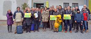La delegazione di Coldiretti