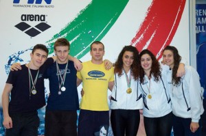 I ragazzi del Centro nuoto Ronciglione Capranica