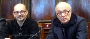 L'assessore Fabrizio Fersini e don Elio Forti
