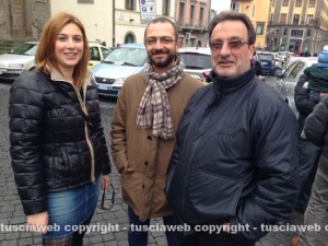 Martina Minchella, Andrea Egidi e Sandro Mancinelli alle primarie del Pd 