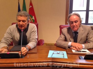 Il presidente della provincia Meroi e il vice Equitani
