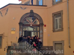 L'istituto Santa Rosa occupato