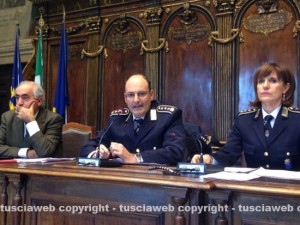 L'assessore Ricci, il comandate Fainelli e Rita Patara