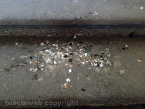 Escrementi di piccione a palazzo dei Priori