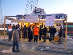 L'intervento delle forze dell'ordine al chiosco dei Podda