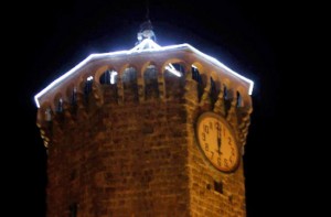 La Torre dell'orologio a Marta 