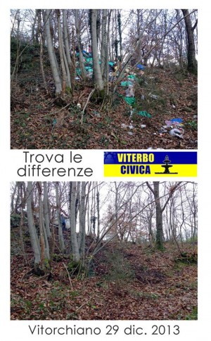 La bonifica di strada Piangoli 