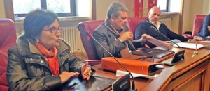 Elvira Federici, Marcello Meroi, Ettore Bacchelli e Andrea Belli