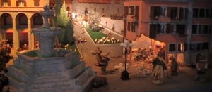 Il presepe della parrocchia della Sacra Famiglia