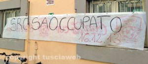 L'istituto Santa Rosa occupato