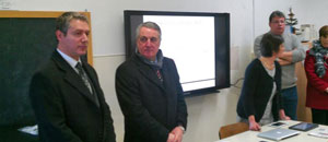 L'assessore Fracassini alla presentazione del progetto Scuola 2.0 a Monterosi