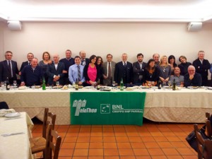 La cena di Telethon coi Facchini 