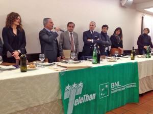 La cena di Telethon coi Facchini 
