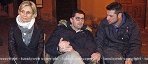 Maria Rita De Alexandris, Giacomo Barelli e Alessandro Pepponi alla conferenza a piazza del Gesù