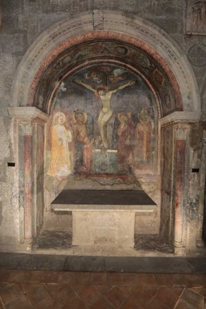 La Crocefissione prima del restauro