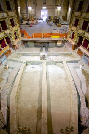 Lo stato dei lavori al teatro Unione
