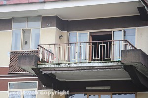 L'appartamento in cui è avvenuto l'incendio