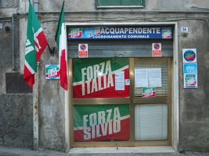 La sede di Forza Italia di Acquapendente