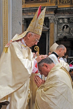 Il vescovo Rossi con il cardinale Ruini