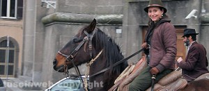 Viterbo - Sant'Antonio abate - Cavalli e butteri in piazza
