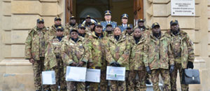 La delegazione nigeriana in visita alla finanza