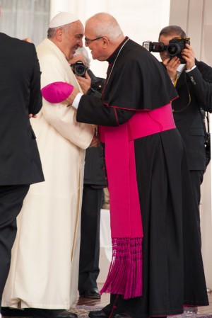 La diocesi saluta il Santo padre 