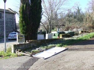 Danni per il vento a Gradoli