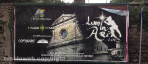Festival delle luci - Il manifesto pubblicitario